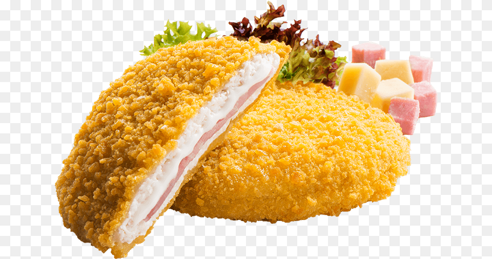 Cordon Bleu Di Pollo Chicken Cordon Bleu Transparent, Food, Lunch, Meal, Fried Chicken Free Png