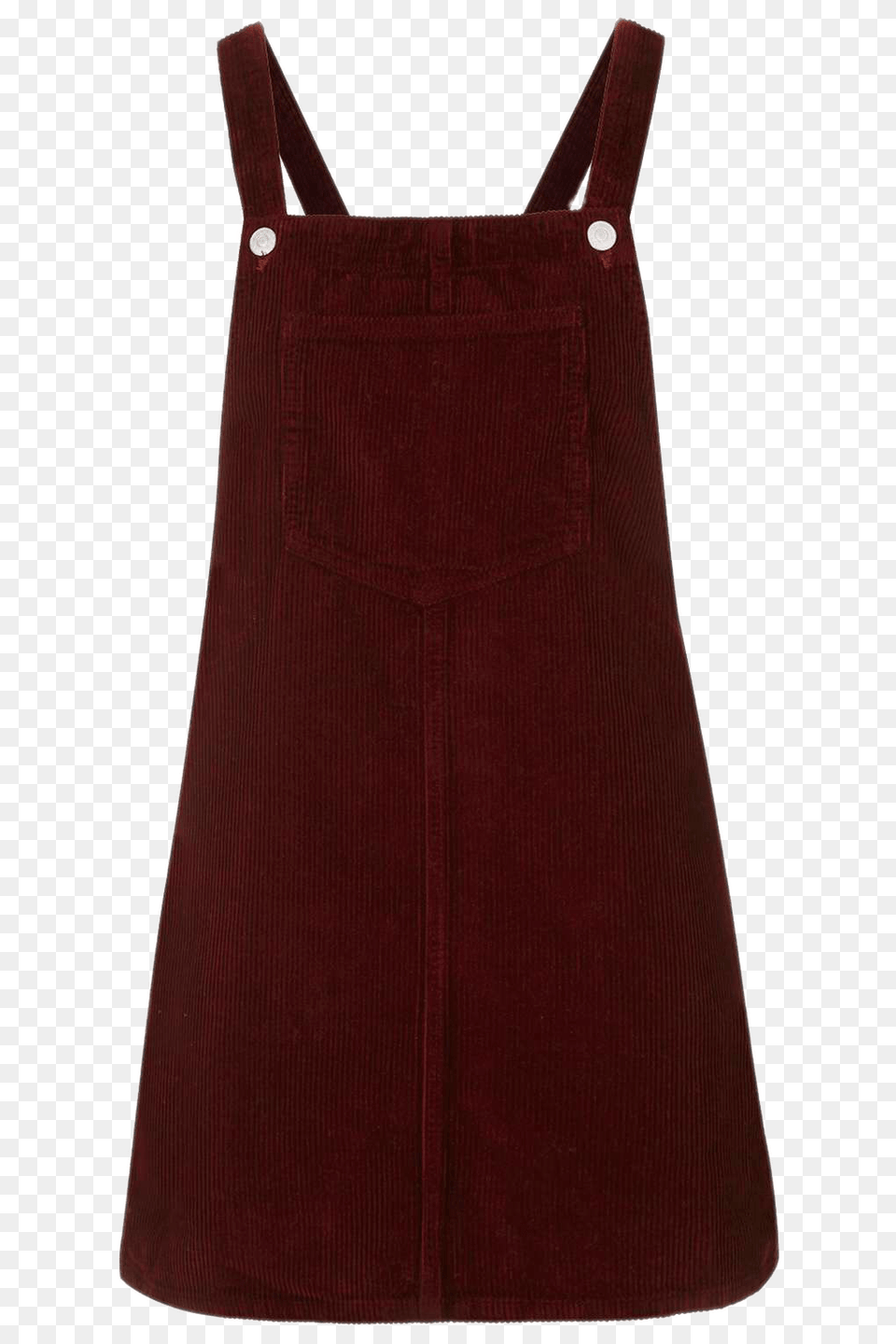 Corduroy Pinafore Dress, Maroon, Velvet, Accessories, Bag Free Transparent Png