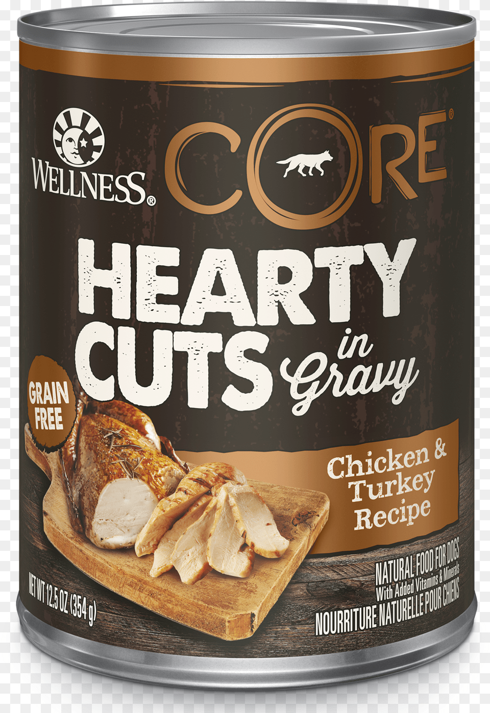 Core Hearty Cuts Wellness Core Hearty Cuts Natural Wet Grain Canned, Can, Tin, Aluminium Free Transparent Png