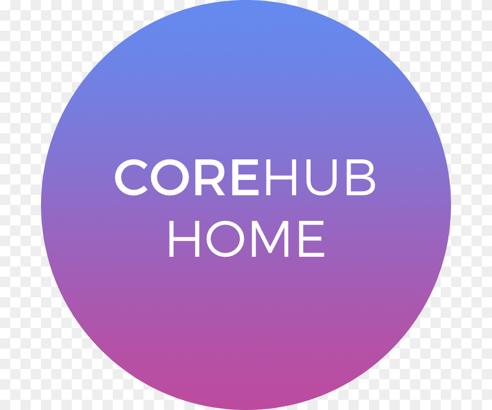 Core Hub Home Button Circle, Sphere, Disk, Logo, Purple Png Image