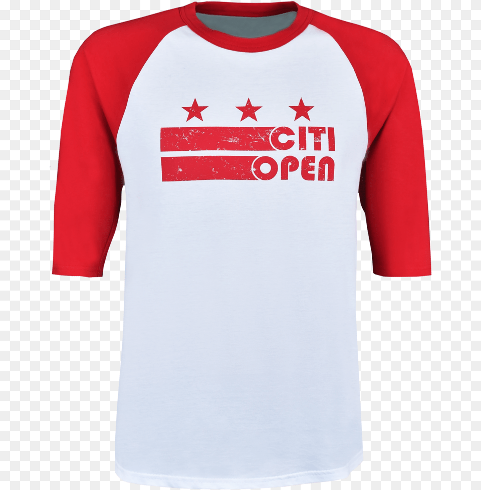 Core Logo Stars U0026 Stripes 34 Sleeve Raglan Red U0026 White Active Shirt, Clothing, Long Sleeve, T-shirt Free Png