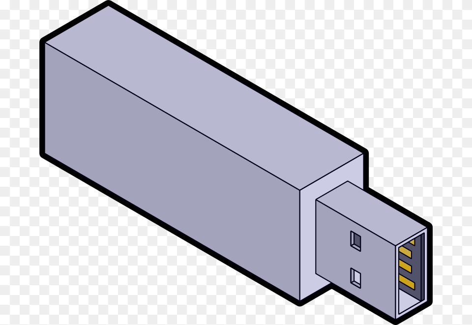 Coredump Isometric Usb Stick, Adapter, Electronics, Hardware, Computer Hardware Free Transparent Png