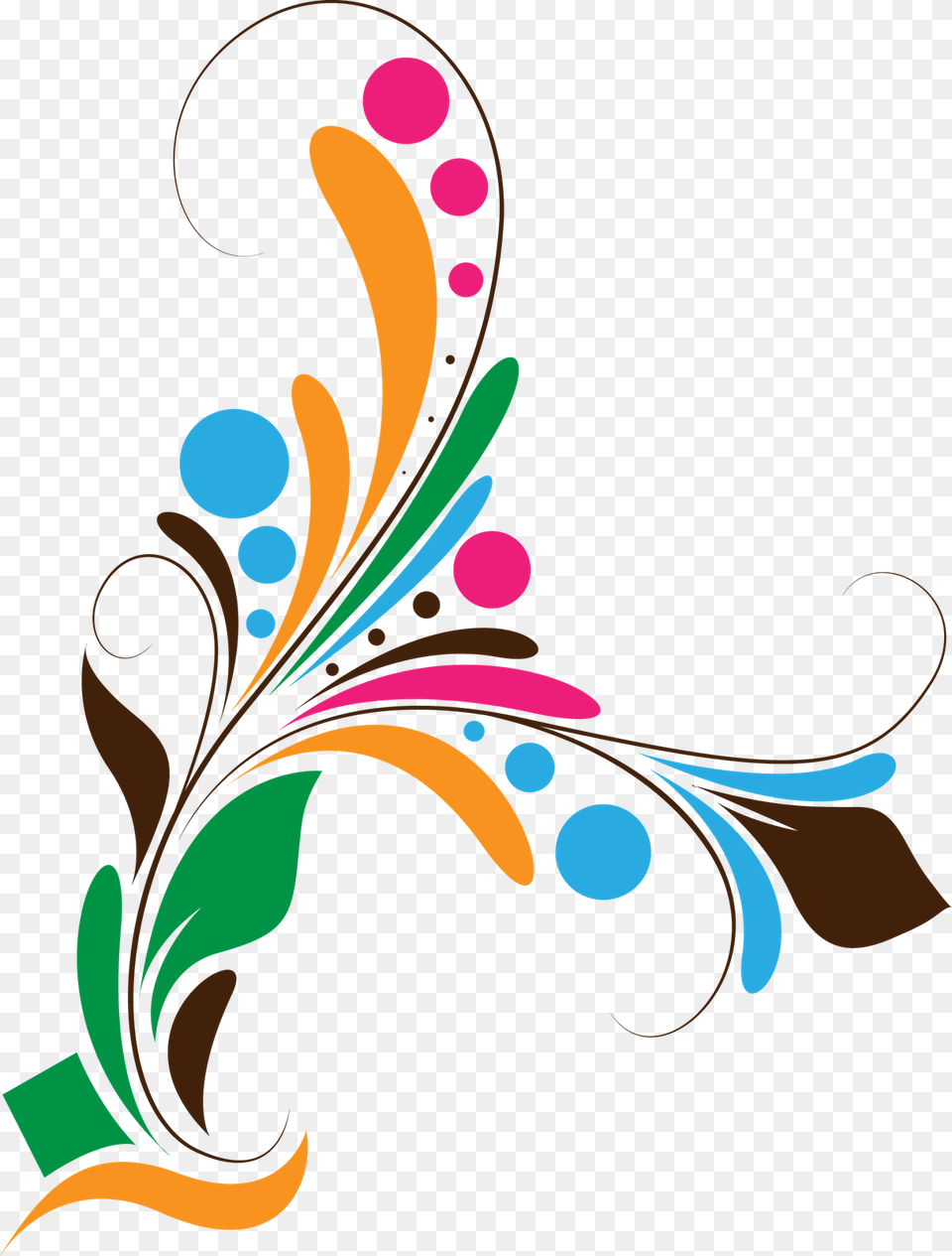 Corel Draw Flower Designs, Art, Floral Design, Graphics, Pattern Png Image