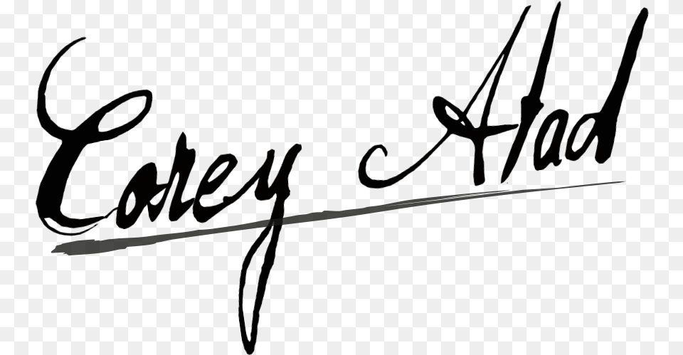 Corey Atad39s Portfolio Calligraphy, Handwriting, Text, Signature Free Png