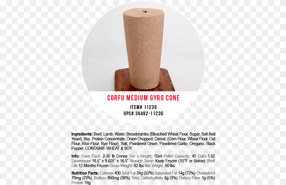 Corfu Gyro Cones Medium Plywood, Cork, Jar Png Image
