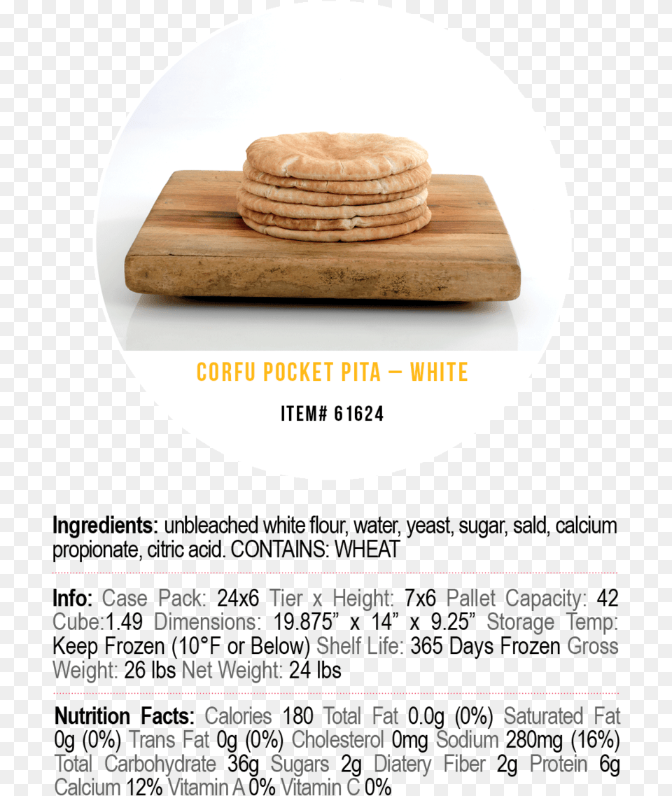 Corfu Pita Breads Pocket Flatbread, Bread, Food Free Png