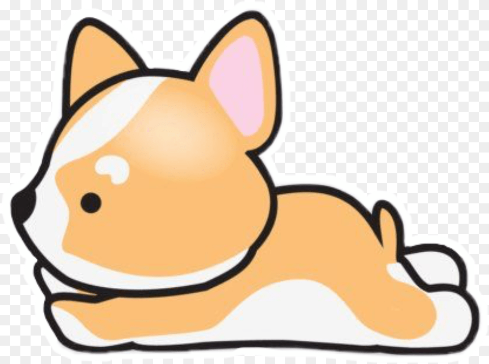 Corgi Corgibutt Cute Kawaii Sticker By Syd Soft, Animal, Pet, Canine, Mammal Free Png