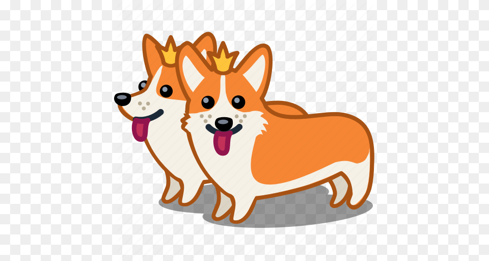 Corgi Crown Dog Royal Twn, Animal, Canine, Mammal Png