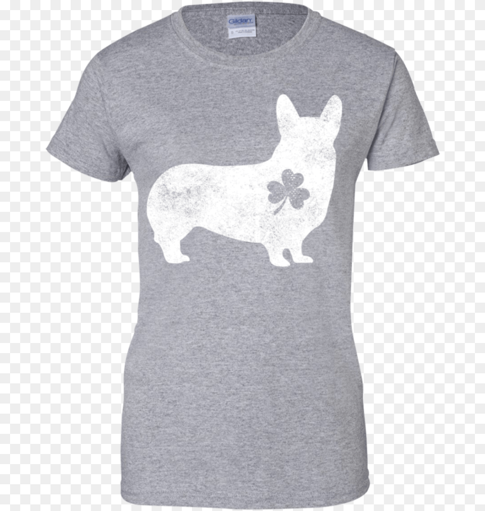 Corgi Irish Clover St Patrickquots Day Dog Lover Gifts T Shirt, T-shirt, Clothing, Person, Man Free Png Download