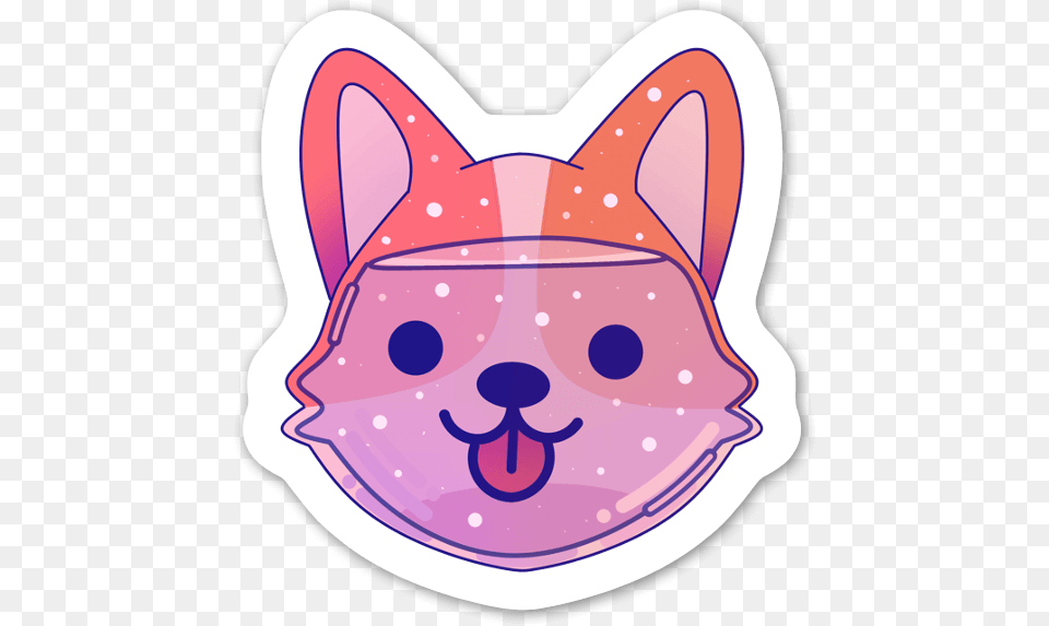 Corgi Sticker, Pattern Free Png