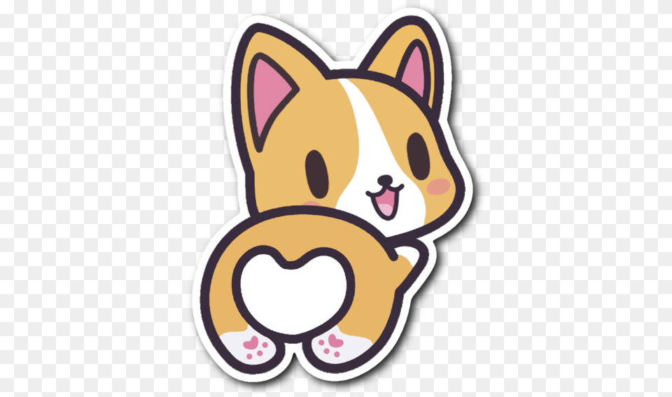 Corgi Stickers Corgi Puppy Clipart, Toy, Sticker, Plush, Snout Free Transparent Png