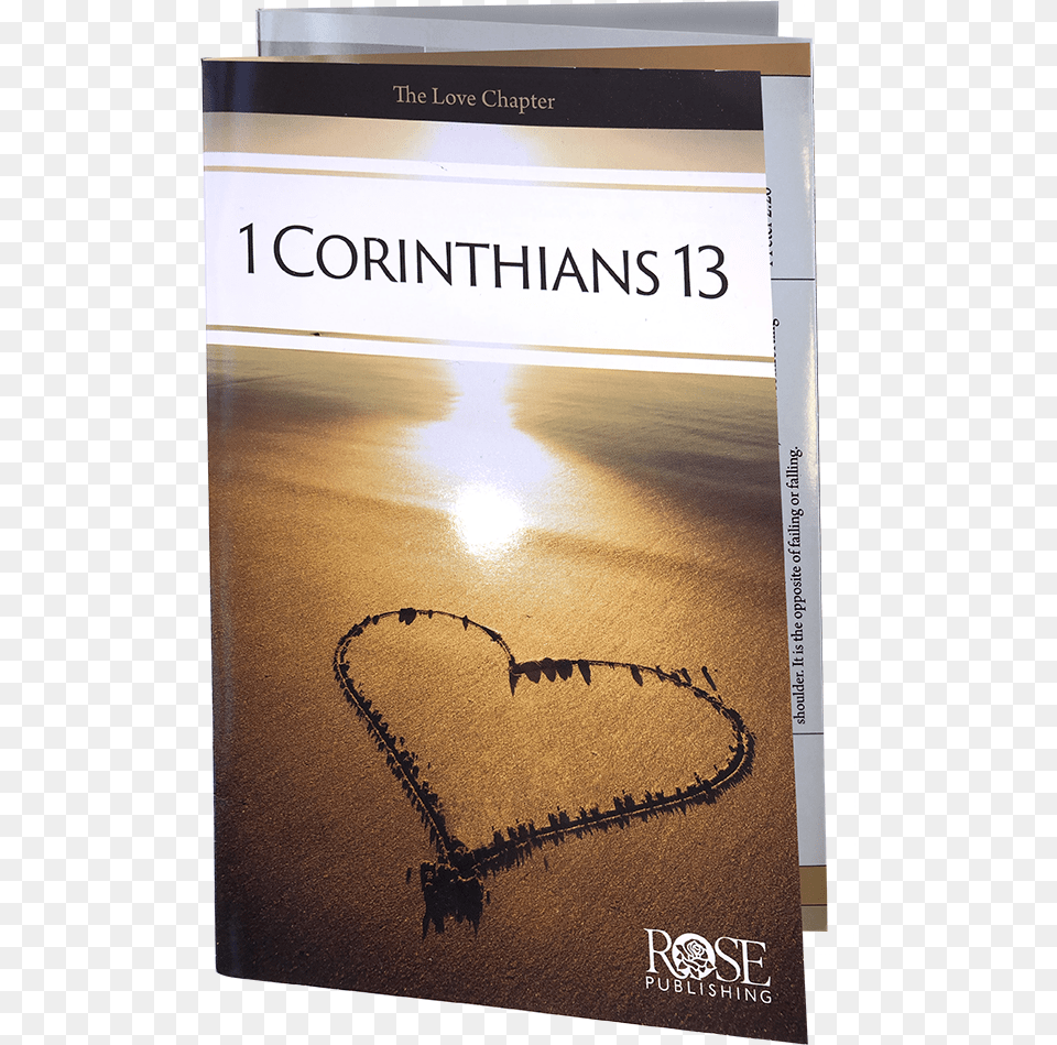 Corinthians 13 Pamphlet Heart, Book, Publication, Animal, Dinosaur Png