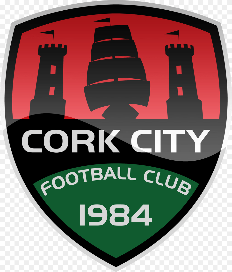 Cork City Fc Hd Logo Cork City Foras Co Op, Badge, Symbol, Dynamite, Weapon Free Png