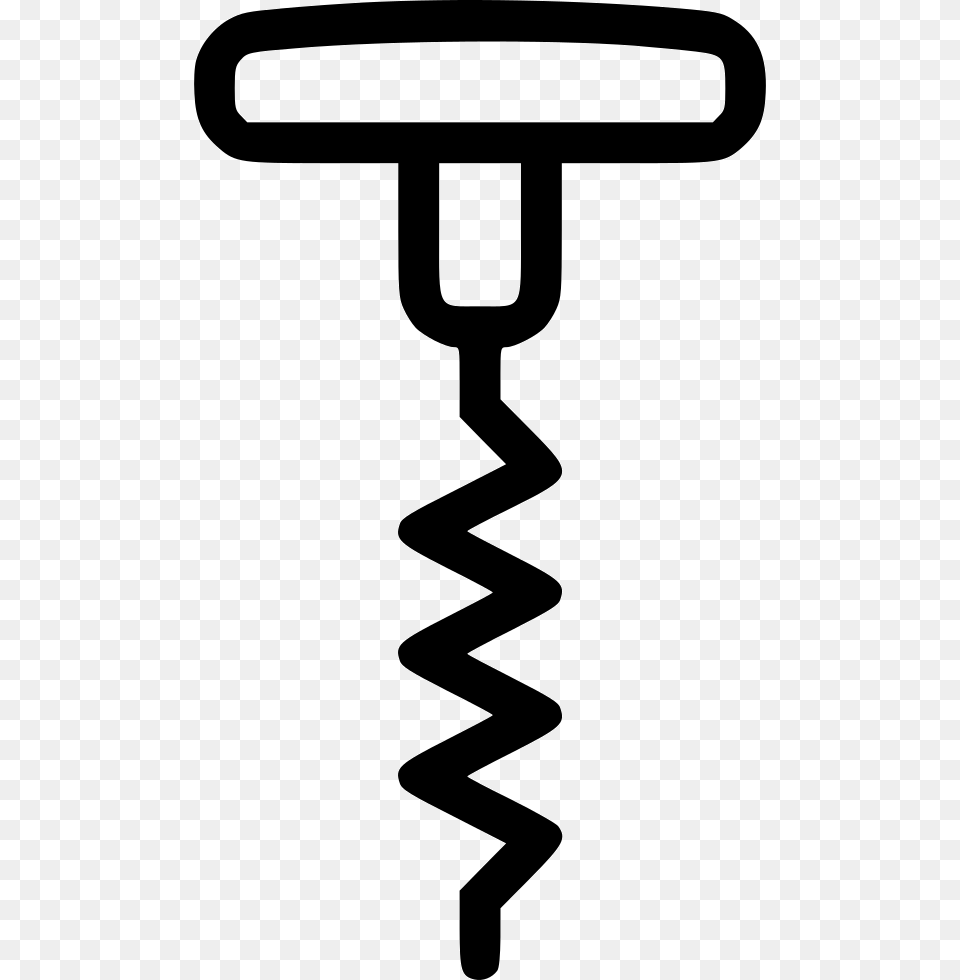 Cork Screw Opener Champagne Icon Free Download, Coil, Spiral, Smoke Pipe, Device Png Image