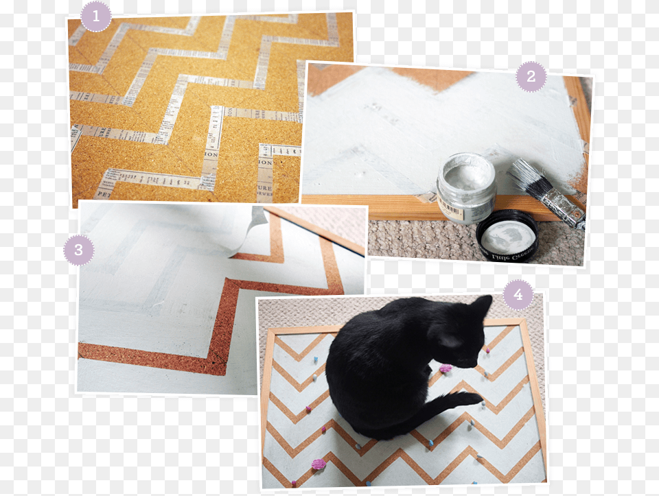 Corkboard Black Cat, Home Decor, Flooring, Floor, Pet Free Png Download