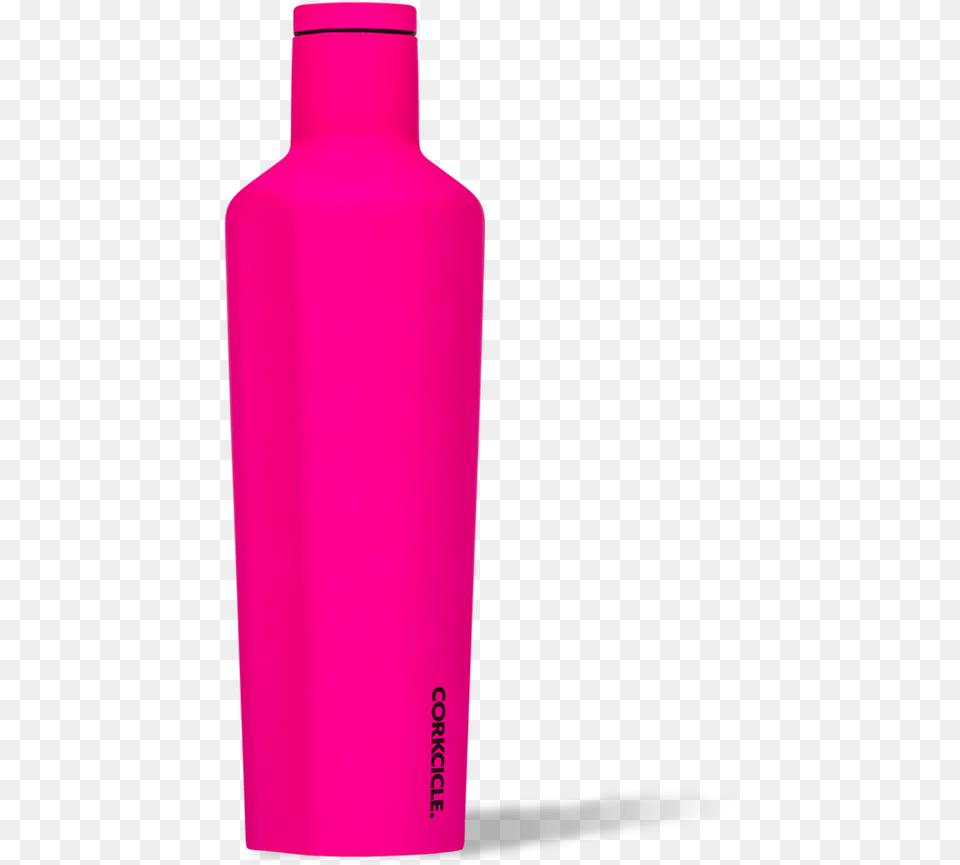 Corkcice Neon Lights Pink 25oz Canteen Water Bottle, Dynamite, Weapon, Water Bottle Png