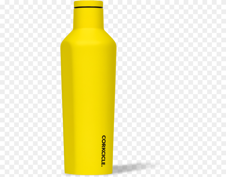 Corkcicle Canteen Neon Yellow, Bottle, Shaker Free Transparent Png