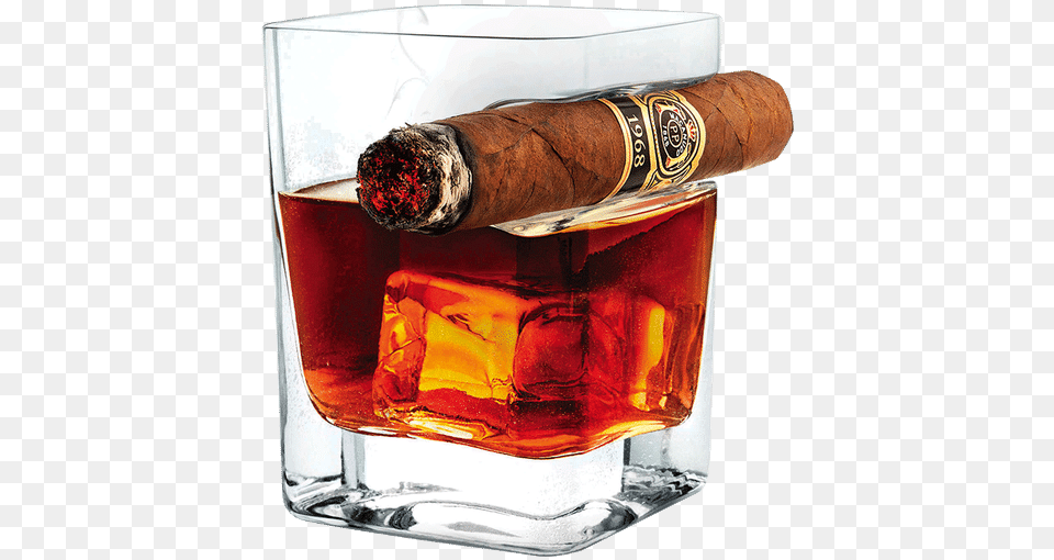 Corkcicle Cigar Glass Whiskey And Cigar Glass, Head, Person, Face, Beverage Free Png