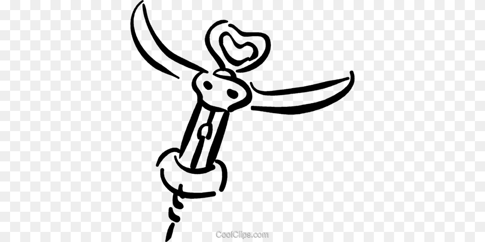 Corkscrew Royalty Vector Clip Art Illustration, Animal, Kangaroo, Mammal Png Image