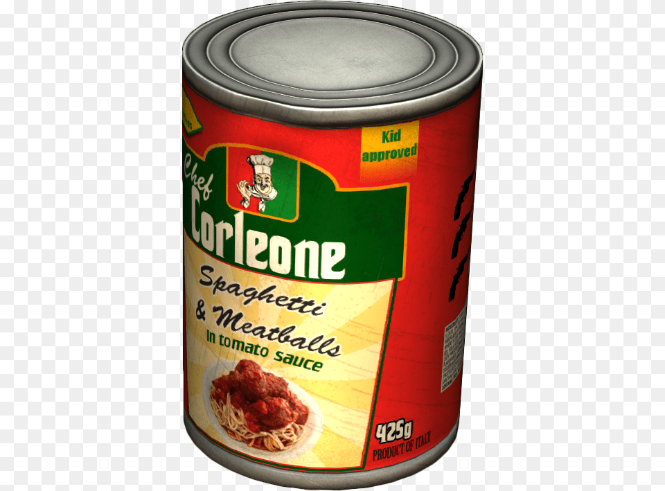Corleone Spaghetti Dayz Canned Spaghetti, Tin, Can, Aluminium, Canned Goods Free Transparent Png