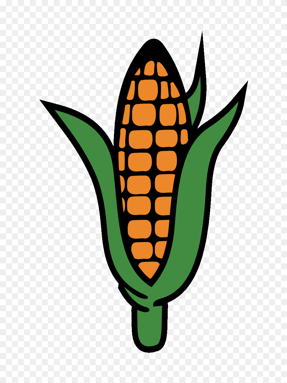 Corn Clip Art, Food, Grain, Plant, Produce Png Image