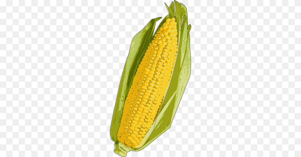 Corn Clipart Corn Roast Yellow Corn, Food, Grain, Plant, Produce Free Png Download