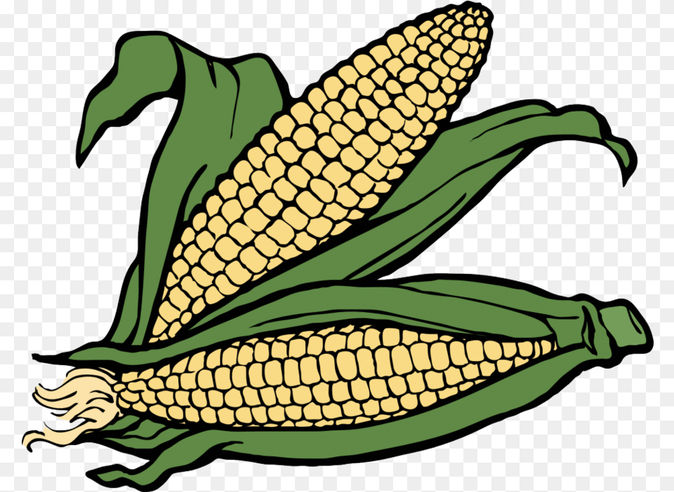 Corn Clipart Maize Clip Art Corns Clipart, Food, Grain, Plant, Produce Free Png