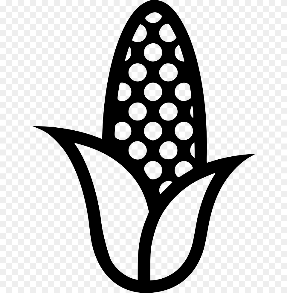 Corn Comments Icon, Stencil, Food Png