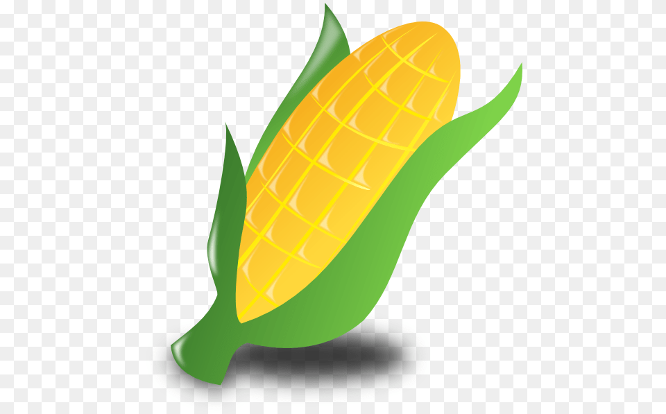 Corn Cub Clip Art At Clker Corn Clip Art, Food, Grain, Plant, Produce Png Image