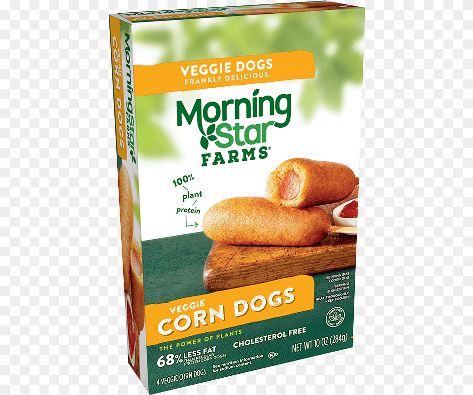 Corn Dogs With Chicago Style Ketchup Black Bean Burger Morning Star, Advertisement, Poster, Food Png