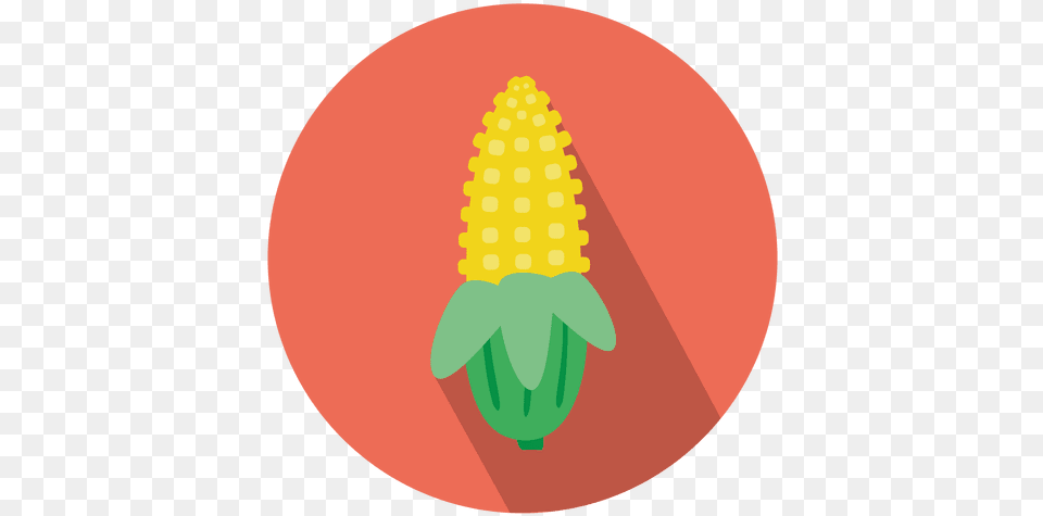 Corn Flat Circle Icon Transparent U0026 Svg Vector File Icon, Food, Grain, Plant, Produce Free Png