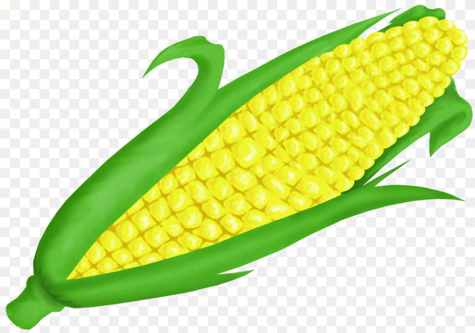 Corn On Cob Clip Art Clip Art Of Corn, Food, Grain, Plant, Produce Free Png Download
