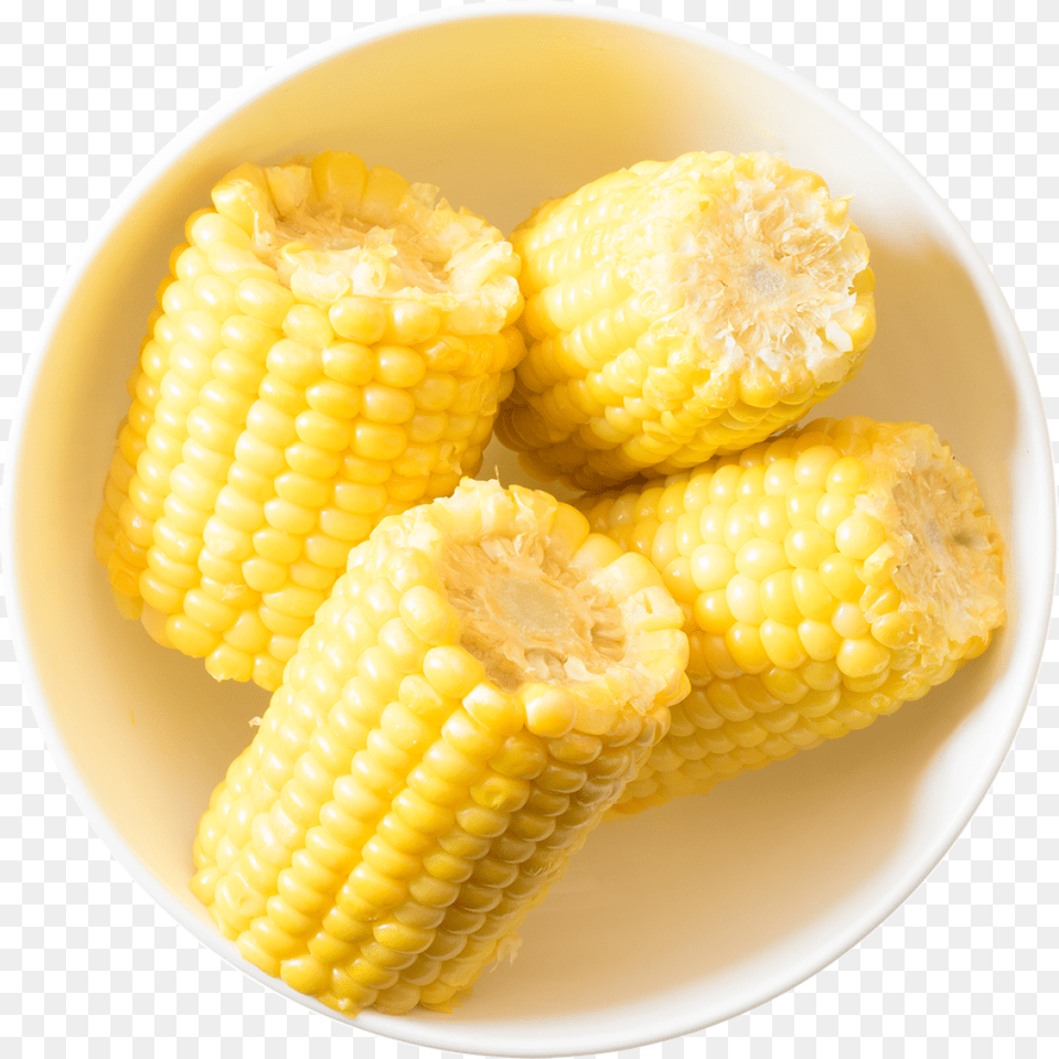 Corn On The Cob, Food, Grain, Plant, Plate Png Image