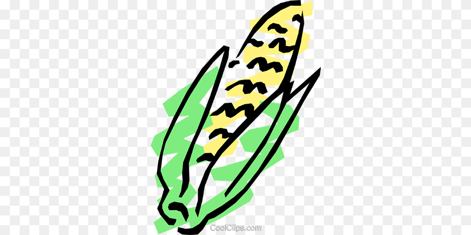Corn On The Cob Royalty Free Vector Clip Art Illustration, Animal, Bee, Insect, Invertebrate Png Image