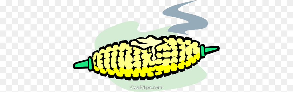 Corn On The Cob Royalty Vector Clip Art Illustration Maiskolben Clipart, Food, Grain, Plant, Produce Free Png