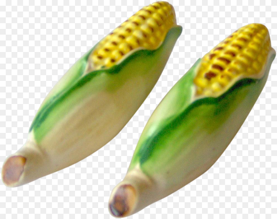 Corn On The Cob Salt And Pepper Shakers Found At Salt And Pepper Shakers, Food, Grain, Plant, Produce Png Image