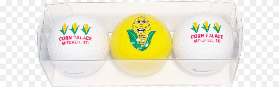 Corn Palace Golf Ball Souvenir, Golf Ball, Sport, Plate Png Image