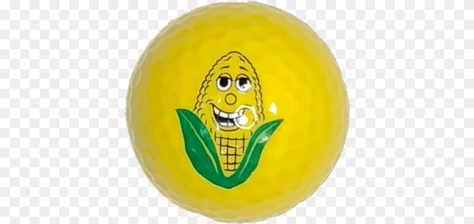 Corn Palace Golf Ball Watermelon, Golf Ball, Sport, Plate Free Png