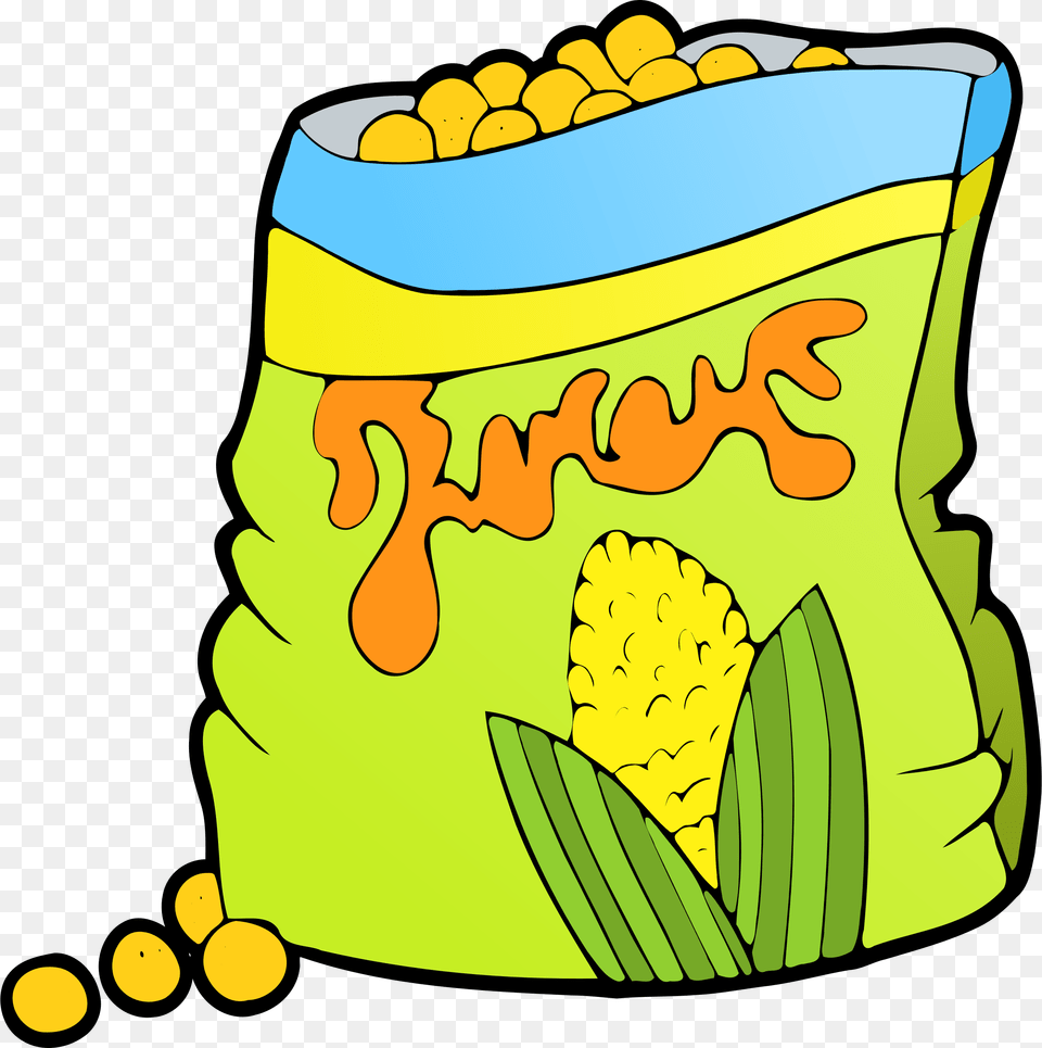 Corn Snack Icons, Bag Free Png