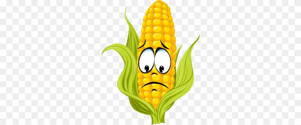 Corn Sp Emoji Stickers Messages Sticker 4 Corn Drawing, Food, Grain, Plant, Produce Free Png