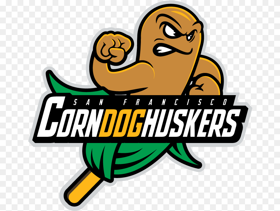 Corndoghuskers Concepts Chris Creameru0027s Sports Logos Corn Dog Logo, Baby, Person, Face, Head Free Transparent Png
