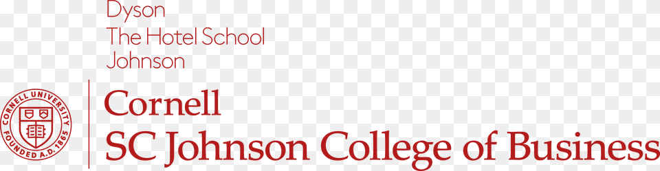 Cornell Sc Johnson College Of Business, Text Free Png