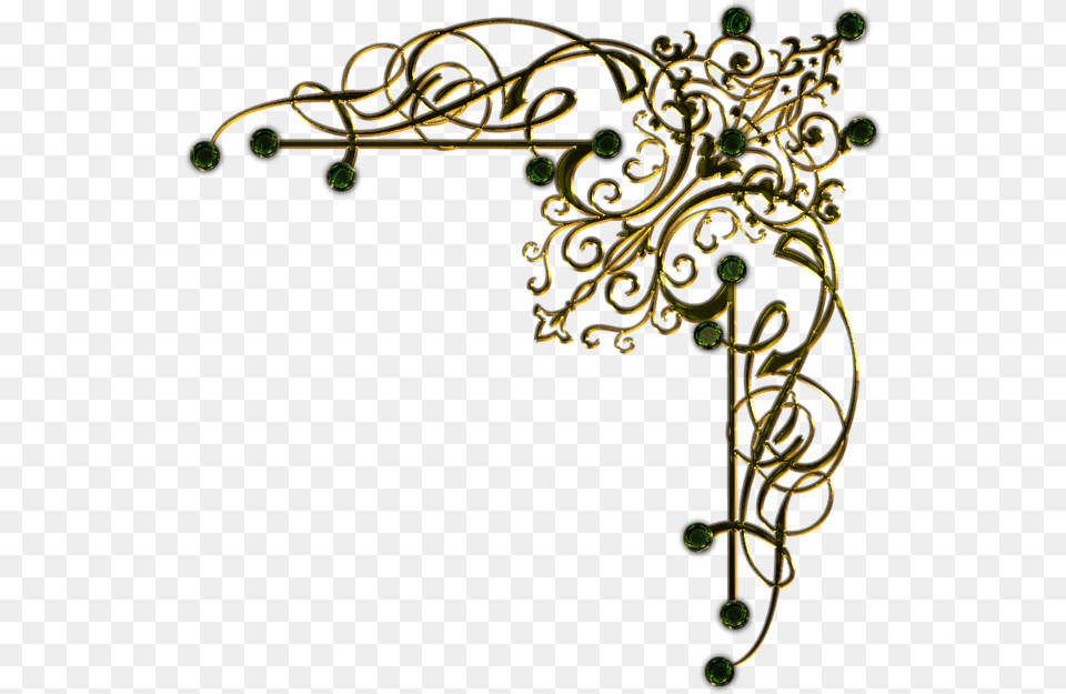 Corner Border Hd Corner Ornament, Art, Floral Design, Graphics, Pattern Png