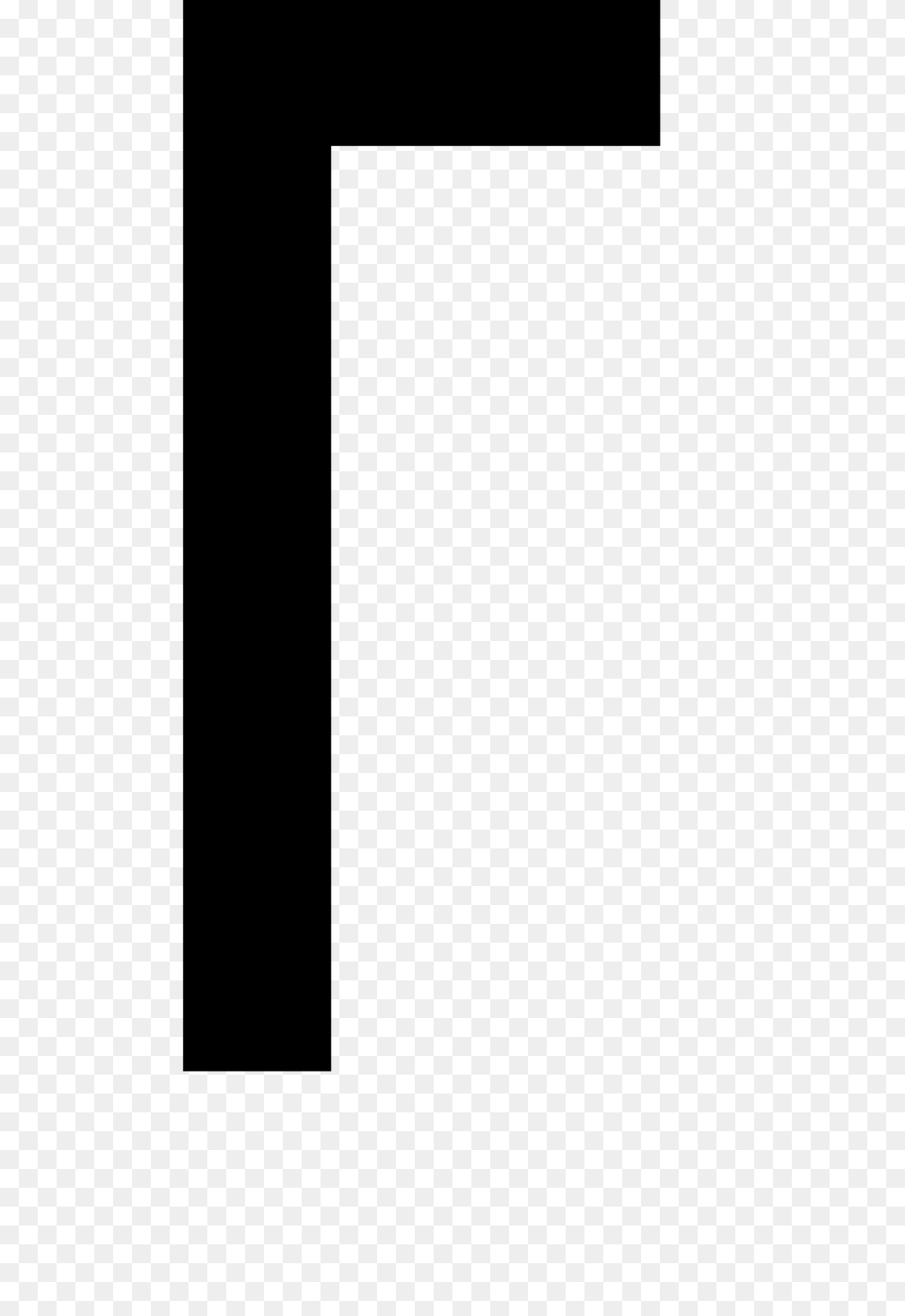 Corner Bracket Left Black, Gray Png Image