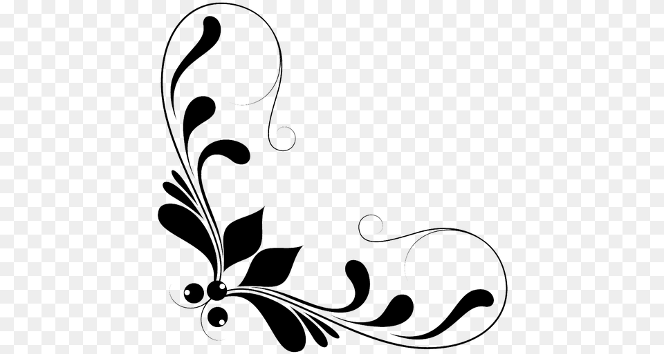 Corner Circles Decorative On Pixabay Decorative Lines Clip Art, Floral Design, Graphics, Pattern Free Png