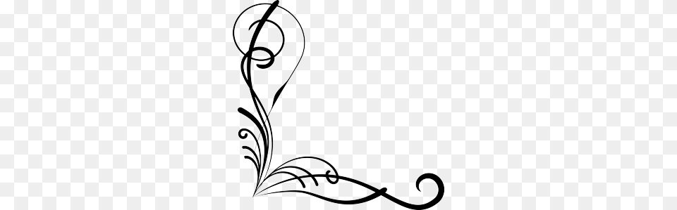 Corner Flourish Image, Art, Floral Design, Graphics, Pattern Free Png