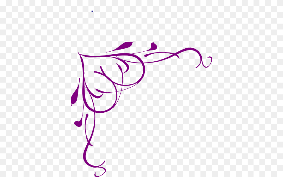 Corner Frame Purple Clip Art, Floral Design, Graphics, Pattern, Smoke Pipe Png Image