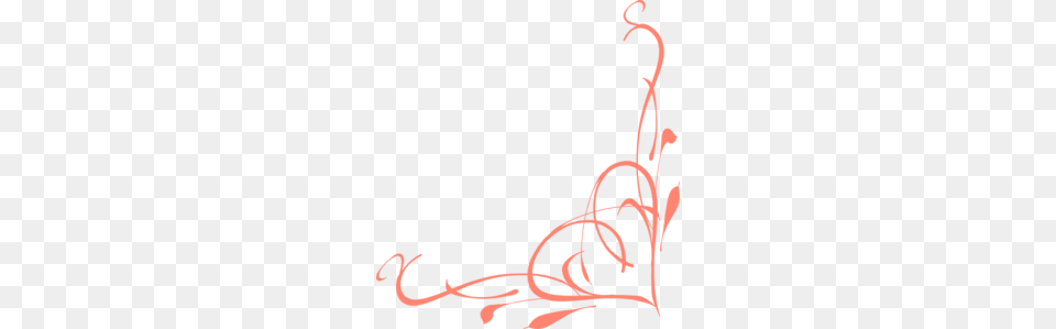 Corner Heart Swirl Clip Art, Handwriting, Text, Device, Grass Free Png