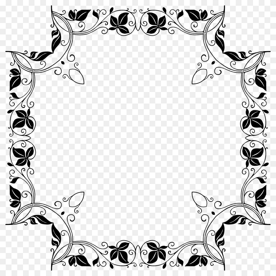 Corner Piece Ii Extrapolated 21 Clipart, Art, Floral Design, Graphics, Home Decor Free Png