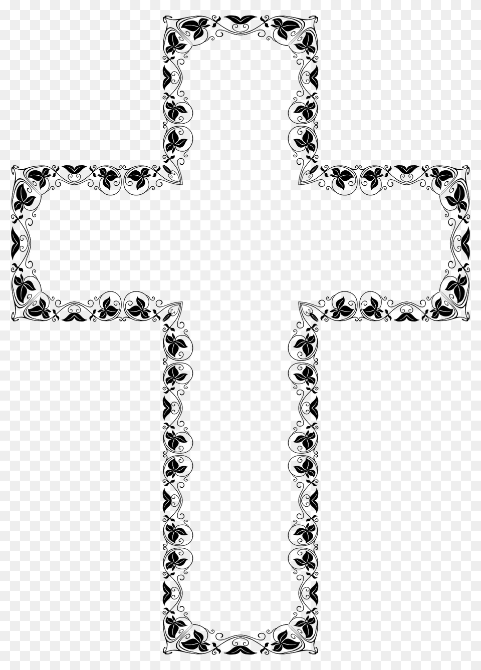 Corner Piece Ii Extrapolated Cross Clipart, Symbol Png Image